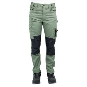 Pantal&oacute;n Cargo Hw Dakota Spandex Mujer Verde Oliva